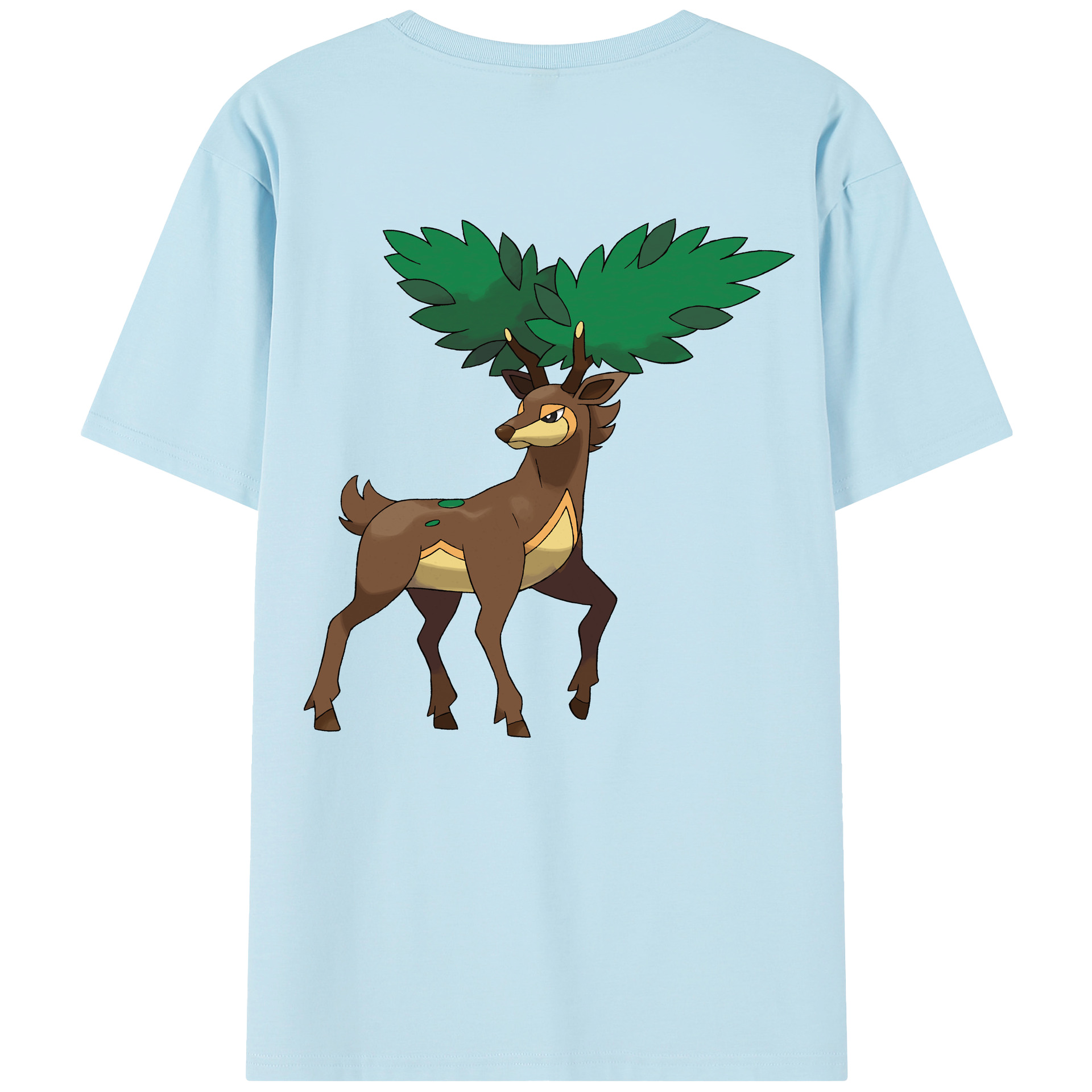 （画像用） ポケットモンスター Pokémon 綿100％半袖Tシャツ（背面プリント）